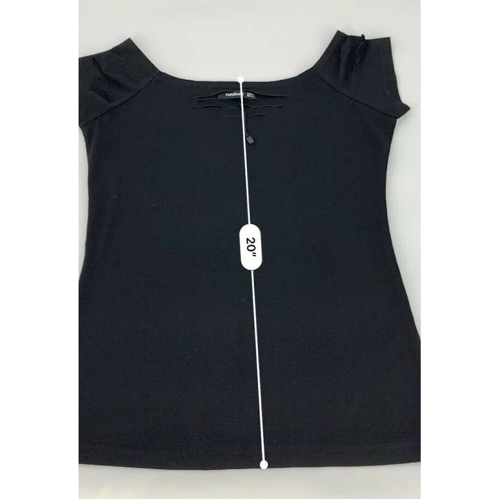 New Patty Boutik Women's Shirt Top Scoop Neck Short Sleeve Casual Size Large - Picture 3 of 4
